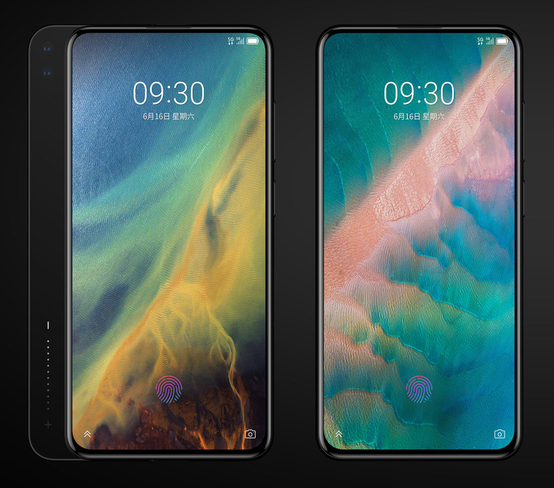 Illustration for article titled Lo nuevo de ZTE es un smartphone deslizante que esconde cinco cámaras a sus lados